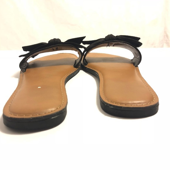 time and tru black platform sandals